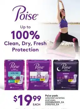Loblaws POISE PADS offer