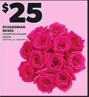 Loblaws ECUADORIAN ROSES offer