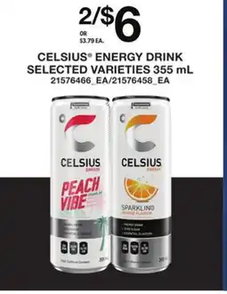 Loblaws CELSIUS ENERGY DRINK, 355 mL offer
