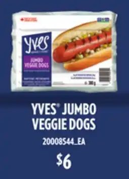 Loblaws YVES JUMBO VEGGIE DOGS offer