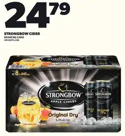 Loblaws STRONGBOW CIDER, 8X440 ML CANS offer