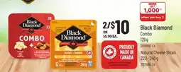 Loblaws BLACK DIAMOND COMBO, 129 g, NATURAL CHEESE SLICES, 220 - 240 g offer