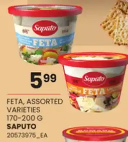 Loblaws SAPUTO FETA, 170-200 G offer