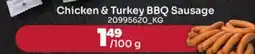 Loblaws CHICKEN & TURKEY BBQ SAUSAGE offer