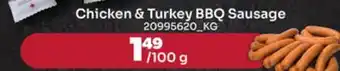Loblaws CHICKEN & TURKEY BBQ SAUSAGE offer