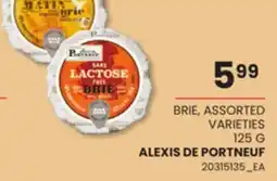 Loblaws ALEXIS DE PORTNEUF BRIE, 125 G offer