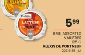Loblaws ALEXIS DE PORTNEUF BRIE, 125 G offer