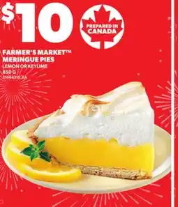 Loblaws FARMER'S MARKET MERINGUE PIES 850G offer