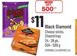 Loblaws BLACK DIAMOND CHEESE STICKS, CHEESTRINGS 24 - 28PK, 504 - 588G offer