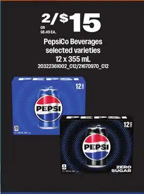 Loblaws PEPSICO BEVERAGES, 12 x 355mL offer