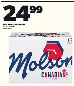 Loblaws MOLSON CANADIAN, 12X473 ML CANS offer