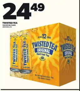 Loblaws TWISTED TEA, 12X355 ML CANS offer