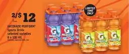 Loblaws GATORADE PERFORM SPORTS DRINK, 6 x 591 mL offer