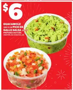 Loblaws GUACAMOLE 300 G OR PICO DE GALLO SALSA, 200 G offer