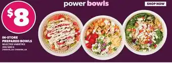 Loblaws IN-STORE PREPARED BOWLS, 350/400 G offer