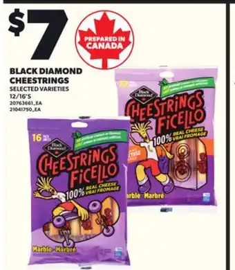 Loblaws BLACK DIAMOND CHEESTRINGS, 12/16'S offer