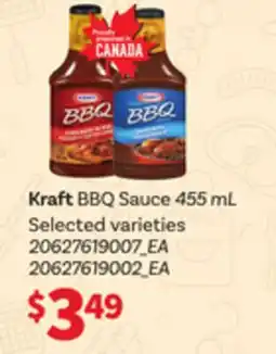 Loblaws KRAFT BBQ SAUCE, 455mL offer
