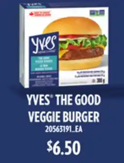 Loblaws YVES THE GOOD VEGGIE BURGER offer