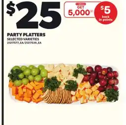 Loblaws PARTY PLATTERS offer