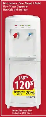 Sushi Shop Floor Water Dispenser Hot/Cold with storage offer