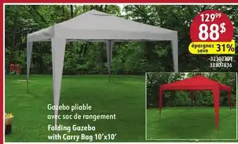 Sushi Shop Folding Gazebo with Carry Bag 10'x10' offer