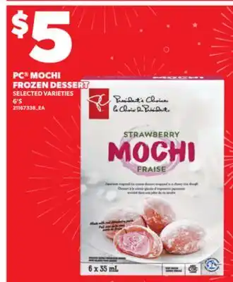 Loblaws PC MOCHI FROZEN DESSERT, 6'S offer