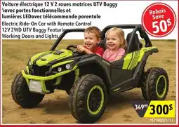 Sushi Shop Electric Ride-On Car with Remote Control 12V 2WD UTV Buggy Featuring Working Doors and Lights offer