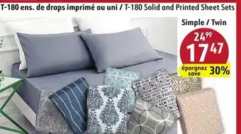Sushi Shop T-180 Solid and Printed Sheet Sets offer