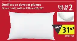 Sushi Shop Down and Feather Pillows 20x28 offer