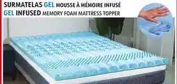 Sushi Shop GEL INFUSED MEMORY FOAM MATTRESS TOPPER offer