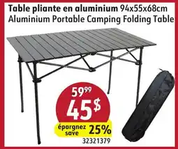 Sushi Shop Aluminium Portable Camping Folding Table offer
