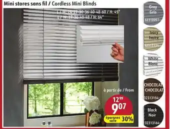 Sushi Shop Cordless Mini Blinds offer