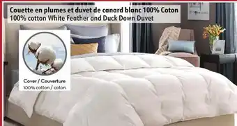 Sushi Shop 100% cotton White Feather and Duck Down Duvet offer