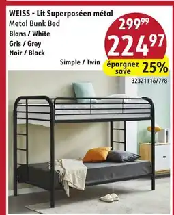 Sushi Shop Metal Bunk Bed offer