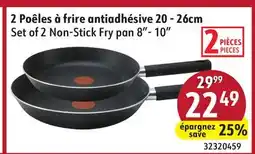 Sushi Shop Set of 2 Non-Stick Fry pan 8- 10 offer