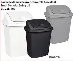 Sushi Shop Trash Can with Swing Lid offer
