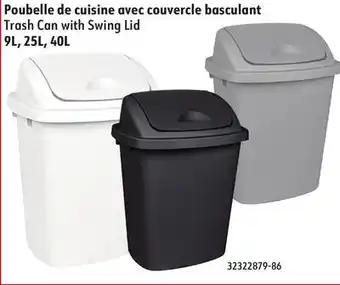 Sushi Shop Trash Can with Swing Lid offer