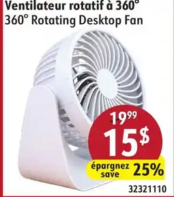 Sushi Shop 360° Rotating Desktop Fan offer