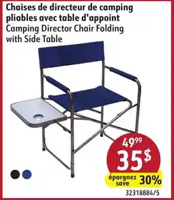 Sushi Shop Camping Director Chair Folding with Side Table offer