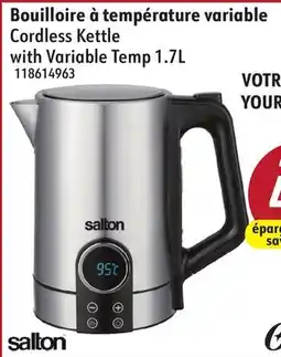 Sushi Shop Salton Cordless Kettle with Variable Temp 1.7L offer