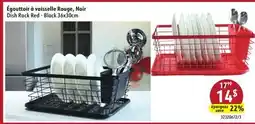 Sushi Shop Dish Rack Red - Black 36x30cm offer