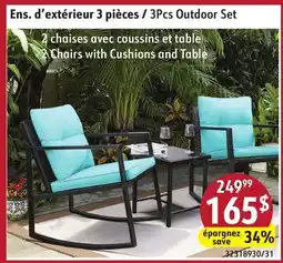 Sushi Shop 3Pcs Outdoor Set offer