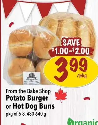 Farm Boy From the Bake Shop Potato Burger or Hot Dog Buns offer