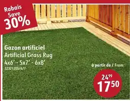 Sushi Shop Artificial Grass Rug 4x6' - 5x7' - 6x8' offer