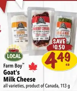 Farm Boy Farm Boy Goat's Milk Cheese offer