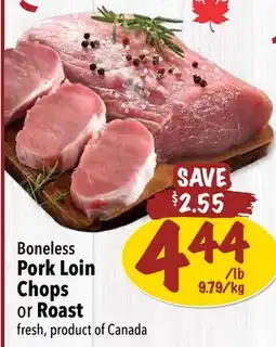 Farm Boy Boneless Pork Loin Chops offer