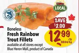 Farm Boy Boneless Fresh Rainbow Trout Fillets offer