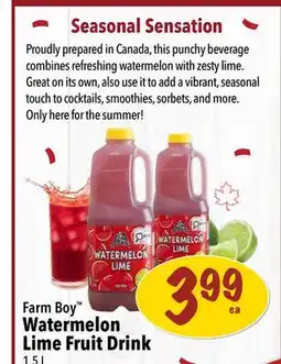 Farm Boy Farm Boy Watermelon Lime Fruit Drink offer