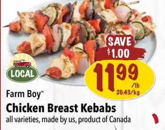 Farm Boy Farm Boy Chicken Breast Kebabs offer