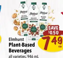 Farm Boy Elmhurst Plant-Based Beverages offer